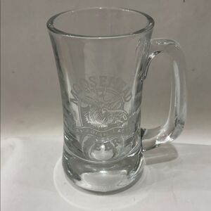 Moosehead Glass Mug Canadian Lager Draft Beer 12 Oz 5 3/4 In Tall 2 3/4 Round